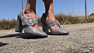 Viva Athena Flaunts New Heels for Her Man