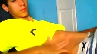 Latin Amateur Twink Masturbating Solo