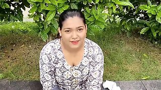 Indian College Girl Public Park Sex All Night With Stranger - Blowjob, Cumshot, Outdoor Fuck