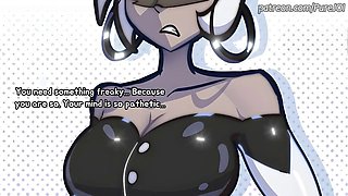 Carmilla Carmine catches her employee masturbating in the office Dildo JOI