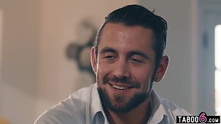 Deceiving stepdad fucks stepsons teen GF