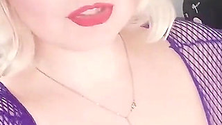 FEMDOM JOI female domination jerk off video sexy blonde instructor Arya Grander - with countdown