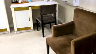 Blonde teen solo stripdance