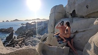 Couple Has Sex On An Empty Beach