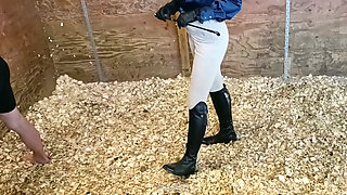 Sadistic Stables Sack Smashing Extreme Ballbusting and Cropping Punishment