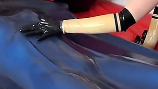 Two Latex Goddesses, Latex Outfits, Sweat, Latex Vacuum Bed