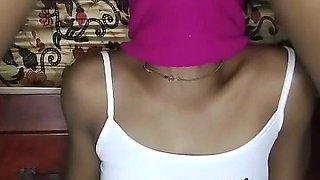 Stepsister Swallowing BBC!! Masked Stepsister Swallow BBC and Cum