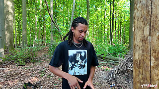 A Voyeur in the Forest Fucks 2 Bitches