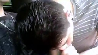 Interracial Outdoor Suck Off at the Rest Stop