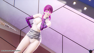 Mmd Mamamoo - Starry Night Evelynn Sexy Striptease League of Legends Hentai Uncensored