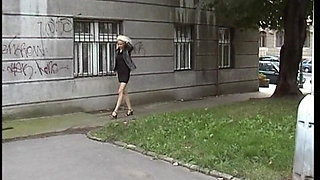 She Is Stunning Blonde From Germany Lady Who Likes to Pee in the Public