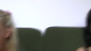 Two German Babes Play Their Holes on Casting