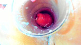 MILF blonde likes big toys