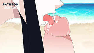 Nude Beach Orgy with Big Natural Tits - Hagen Toons Hentai