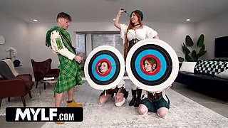 Hot Irish MILF Sophia Locke Takes Big Cocks in Wild Gangbang Orgy with Lauren Phillips & Ellie Murphy