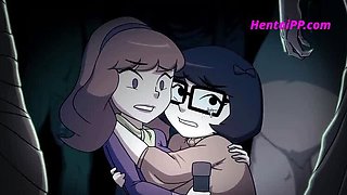Daphne & Velma Fuck Monsters in Scooby-Doo Hentai Parody - 3D Animated Sex