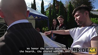 Bride4K. The Secret To A Blessed Marriage Is The Brides Large All-natural Melons