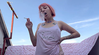 Smoking-and-teasing-you