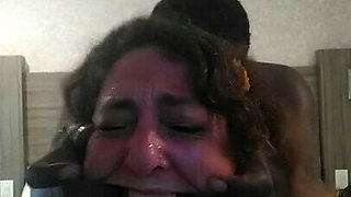 BBC rough fucks PAWG MILF to ugly (close up)