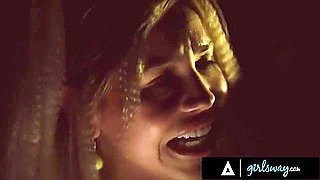 Alina Lopez And Gia Paige - Terrified Vintage Teens 18+ Gia & Alina Hard Fuck To Calm Themselves