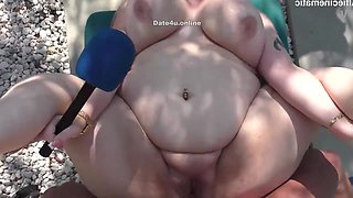 Gorgeous BBW mind-boggling sex movie
