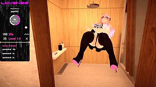 Virtual YouTuber experiences intense climax in anime-style adult video