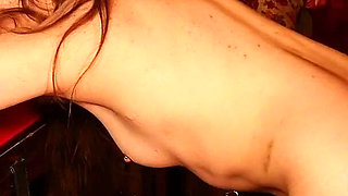 Porcelain Victoria's Lesbian BDSM 80s Porno Part 2: Slave Mila Is Flogged, Clamped, Cropped and Teased Into Submission