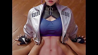League of Legends Akali Cosplay Missionary Uncensored Hentai AI generated