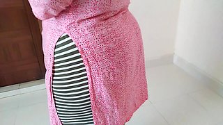 Tamil Sexy Aunty Was Talking on Phone, When Naked Stepson Fucked Her - Then She Gets Hot Next Day & Needs Her Huge Fuck