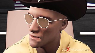 Anal sex with tempting bidie-in from 3DXPassion