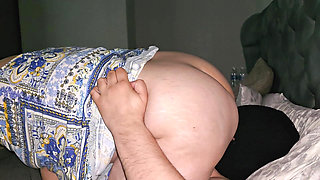 Stepmom with big ass make stepson eats her pussy while sitting in his face