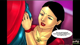 Savita Bhabhi Episode 2 - Cricket ( Threesome sex). Two boys from her building double penetrated Her