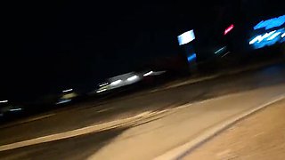 Thick BBW Wife Sucks BBC Outside on a Cold Morning - Public Fuck
