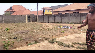 Sex Addicted Nasty Bitch Fuck Her Husband Brother Outside Behind the Window