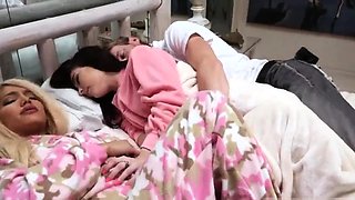 Teen anal cum swap and straight group The Sleepover