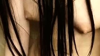 Amateur Asian teen sucks this big hard cock