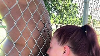 -Onlyfans.com- Damnnndezzyyy - Fence Fucking Had To Cut It