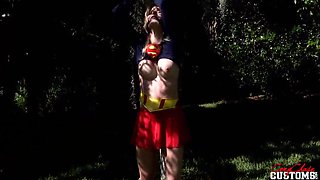In Super Gurl Vs Deadpool - Milf Has Rough Anal Sex And Is Humiliated 21 Min - Cory Chase And Super Girl