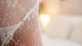 I Am So Perfect In White Lingerie