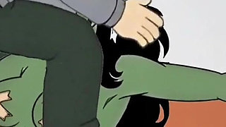 Slut She-hulk Gets Fucked on the First Date. Cartoon