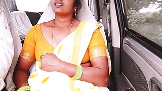 Indian Maid Car Sex with House Owner. Telugu Dirty Talks.