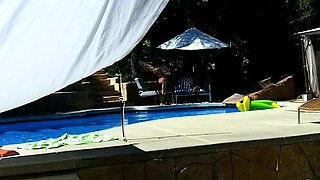 Amateur real small titted party teen slammed in gym class