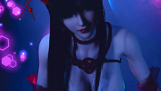 Goddess of the Crimson Glow: 3D Beauty Awaits - 3D Animation Hentai