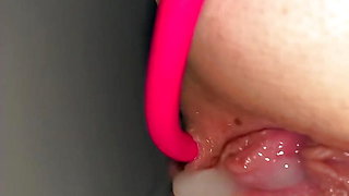 She Cums After Anal Creampie