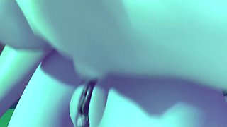 Busty teen girl gets her trimmed pussy and tight butthole pounded cartoon