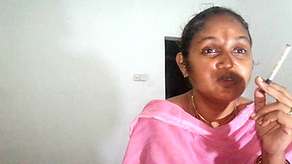 My Old Stepmother Caught Me Smoking and Seduced Me to Fuck Her