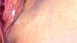 I Play with My Creamy Pussy and My Cream up Close