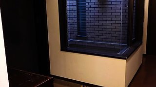 Cute amateur asian gives a wet blowjob