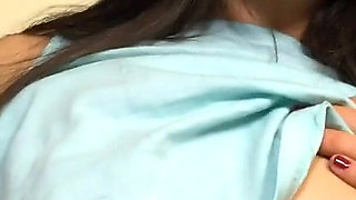 Naughty Brunette Beauty Nataly Gold Licks Cucumber and Puts Condom on It to Have Some Kitchen Fun