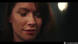 Octokuro as Vampirella - Lesbian Vampire with Big Tits Hypnotizes Sata Jones for Hardcore Sex